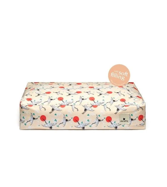 Ohpopdog Nihon Collection Dog Pillow Bed (Tsuru) for Dogs & Cats