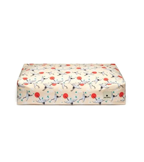 Ohpopdog Nihon Collection Microbeads Dog Bed (Tsuru) for Dogs & Cats