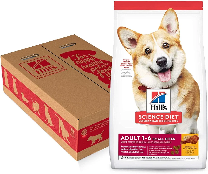 Hill's Science Diet Dry Dog Food, Adult, Small Bites, Chicken & Barley Recipe