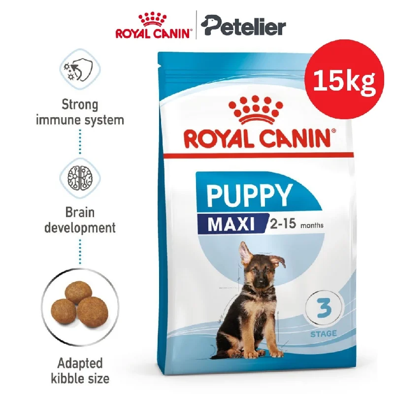 Royal Canin Maxi Puppy 15kg Dry Dog Food - Size Health Nutrition