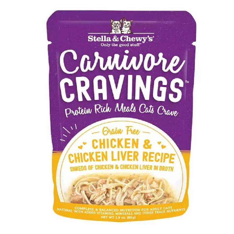 Stella & Chewy's Carnivore Cravings Chicken & Chicken Liver Sreds Recipe Wet Cat Food